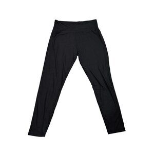 Black XX-Large Womens Leggings 92% Polyester 8% Spandex